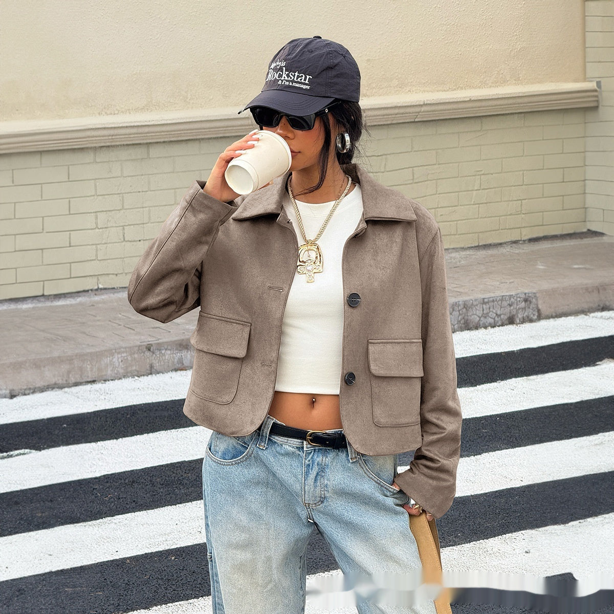 Veste polyvalente, décontractée et ample