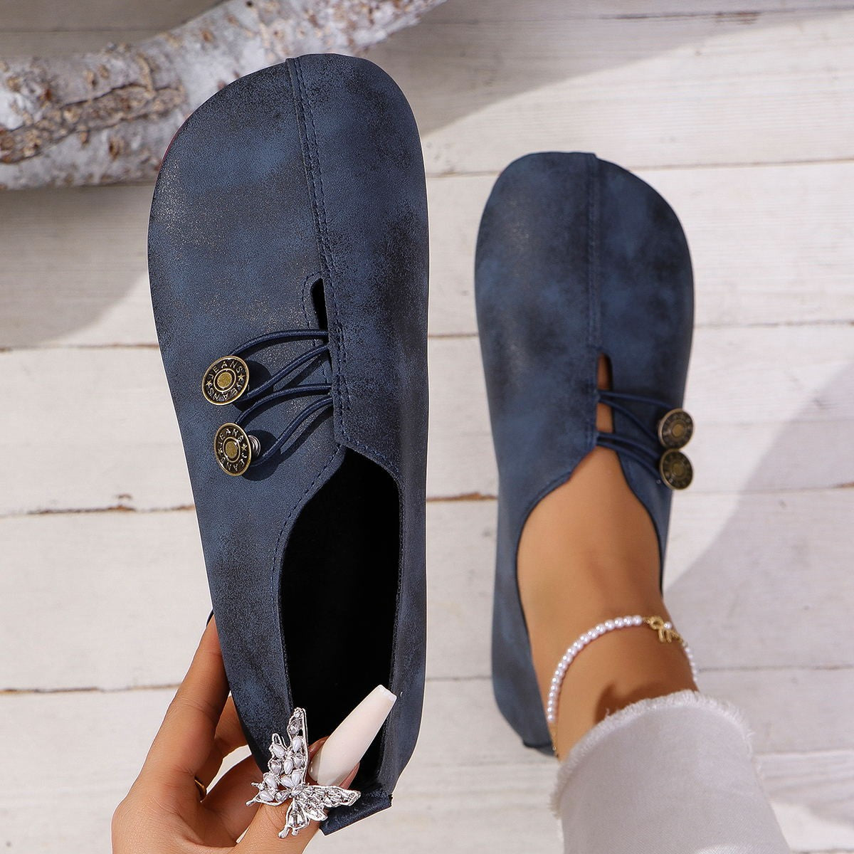 Sandales Bout Carré Femme