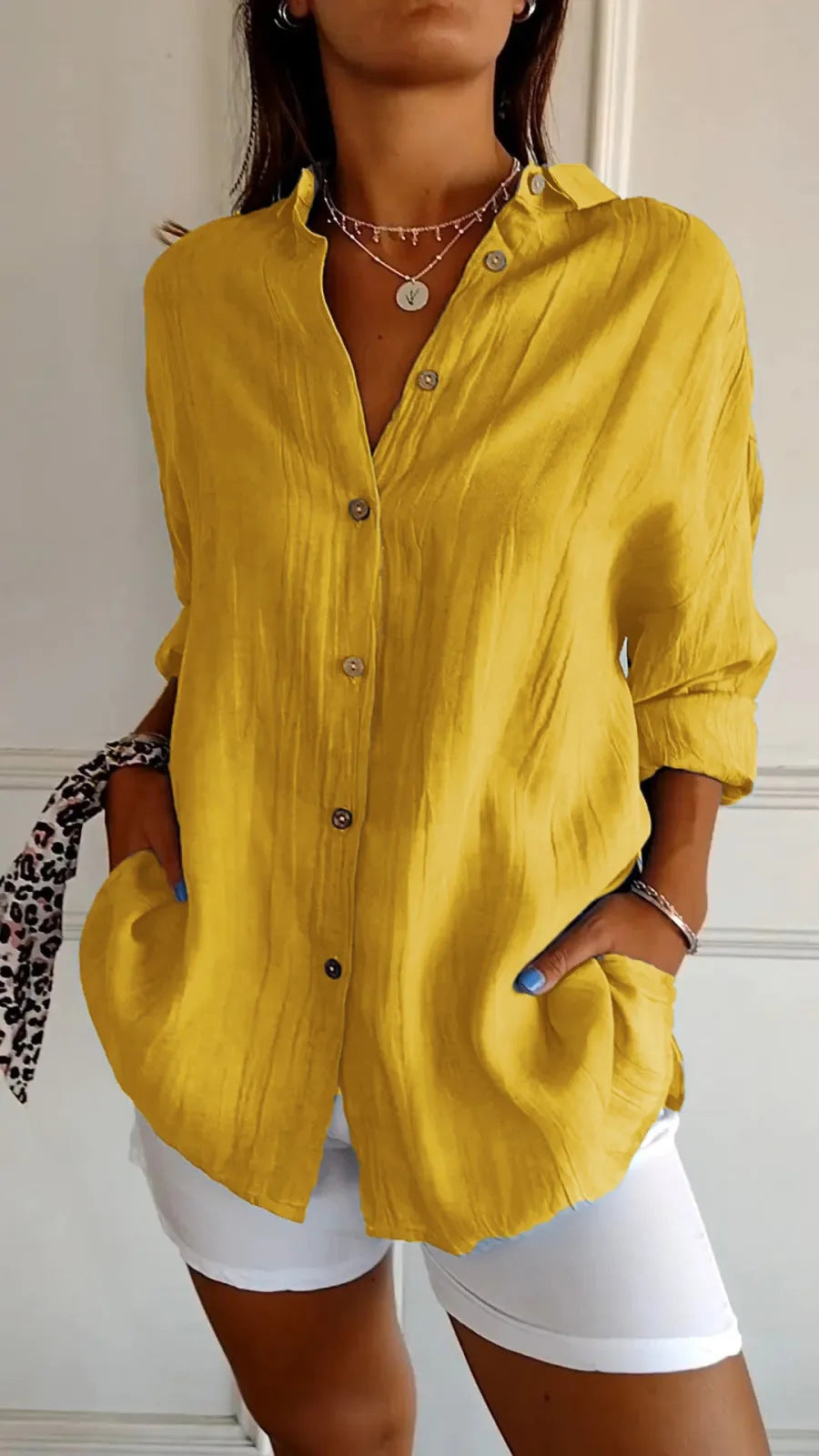 Chemise à col