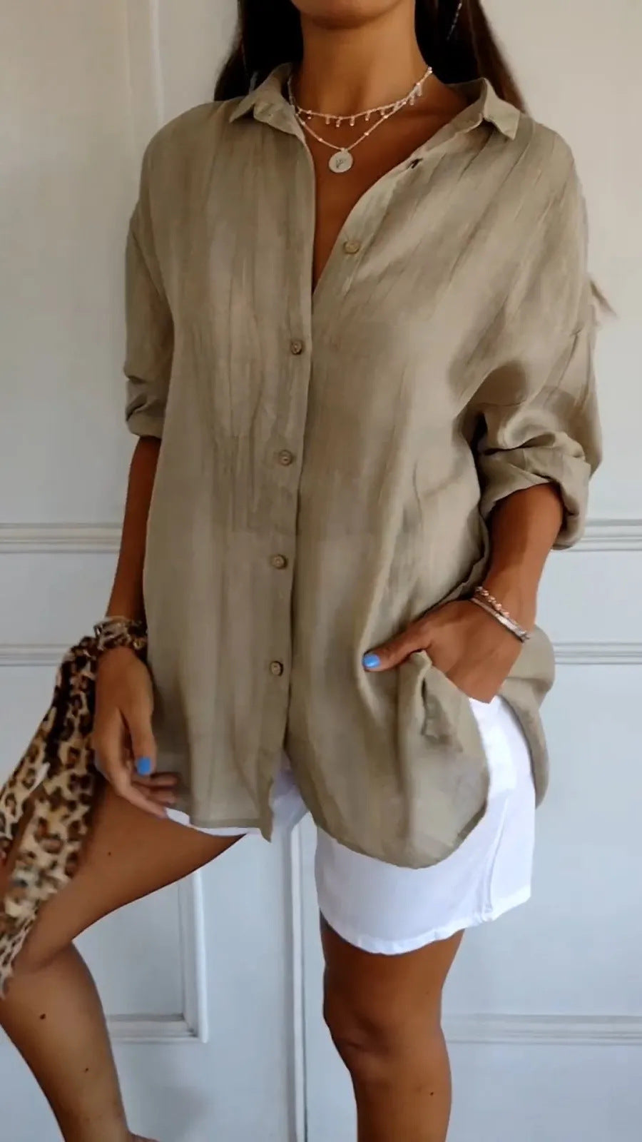 Chemise à col