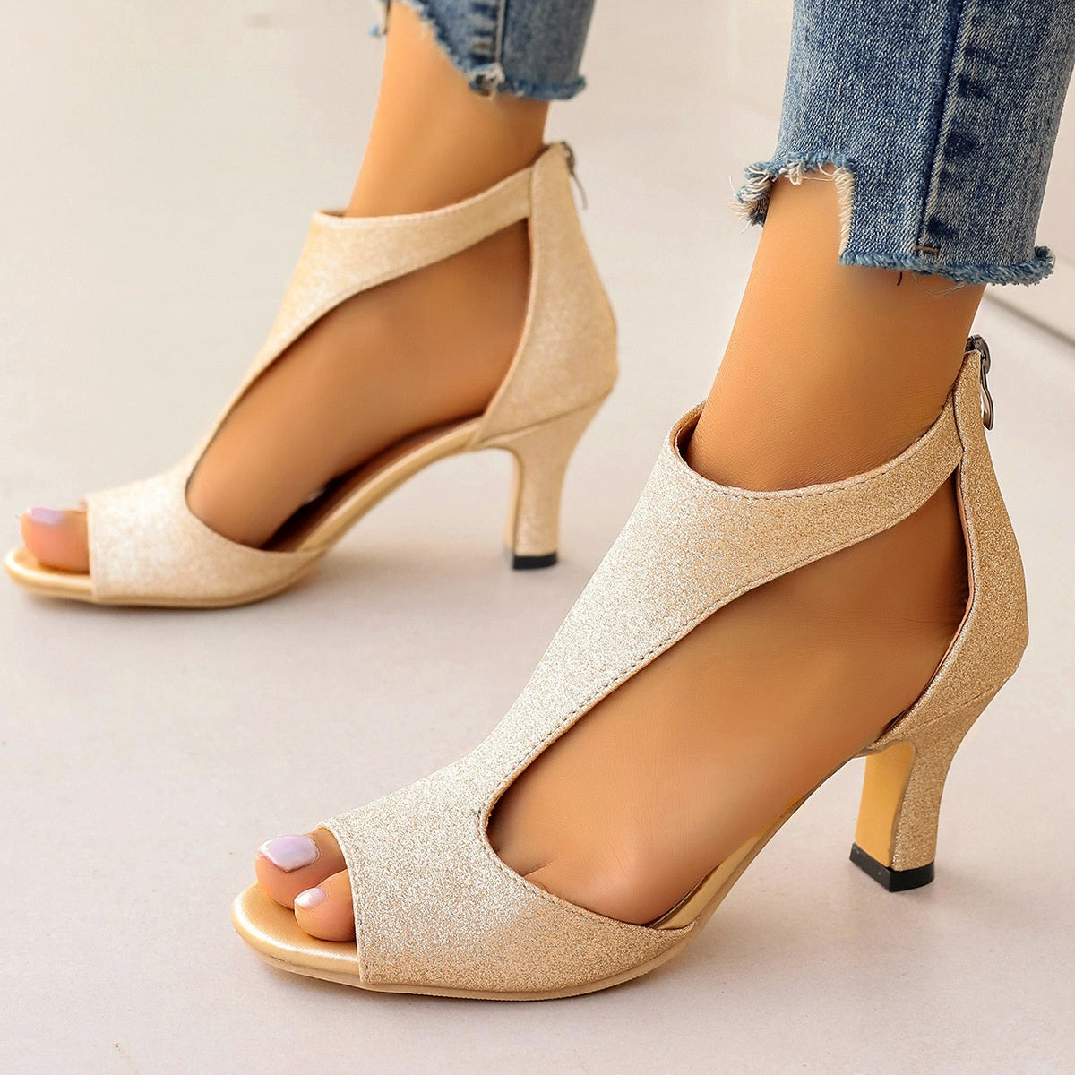 Sandales à Talons Confort