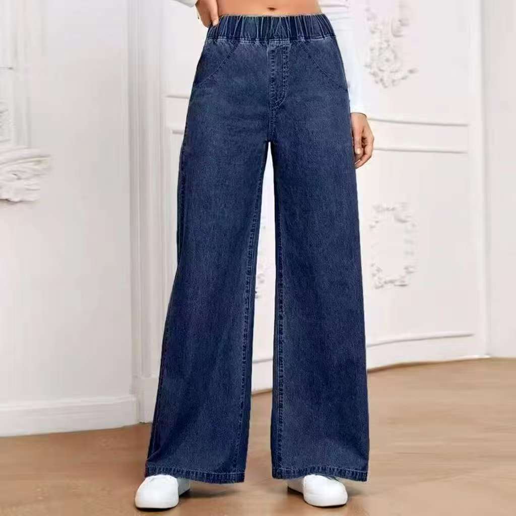 Jean à jambes larges
