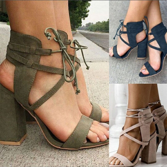 Sandales à talons hauts