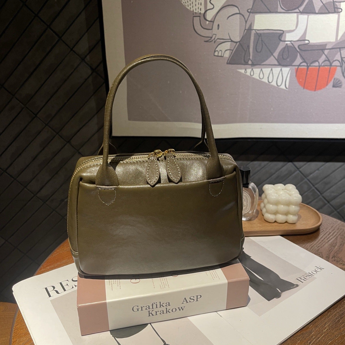 Sac à bandoulière décontracté à fermeture éclair pour femmes