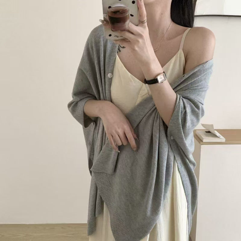 cardigan tricoté à la mode