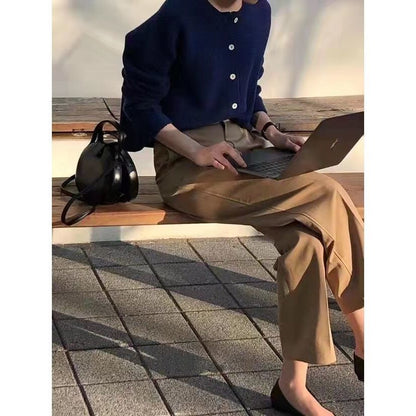 Cardigan court en maille douce