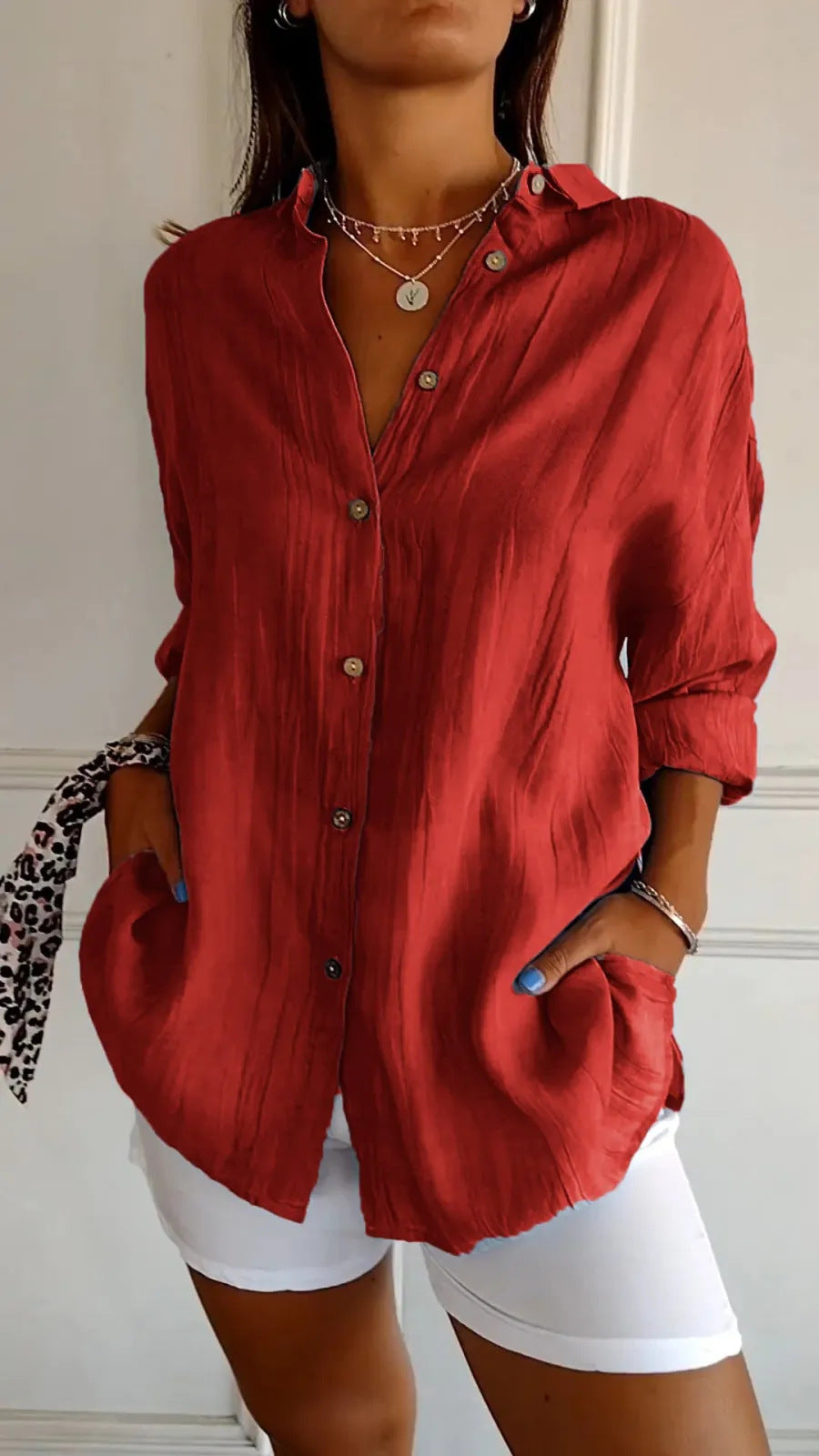 Chemise à col