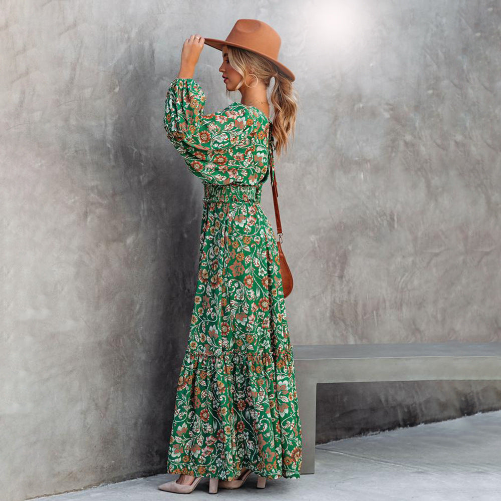 robe longue au charme