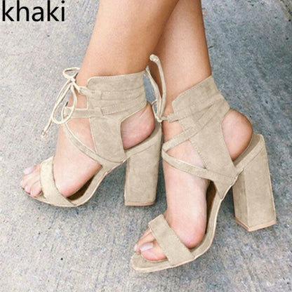 Sandales à talons hauts