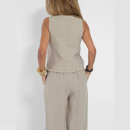 Ensemble Gilet Pantalon Femme Chic