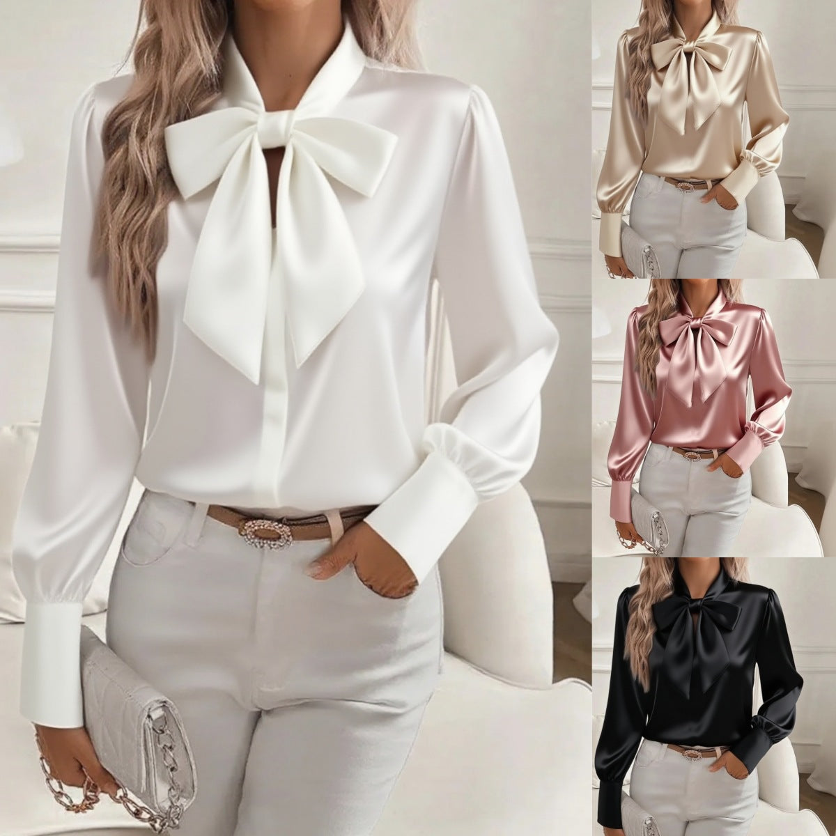 Blouse Nœud Papillon Élégante