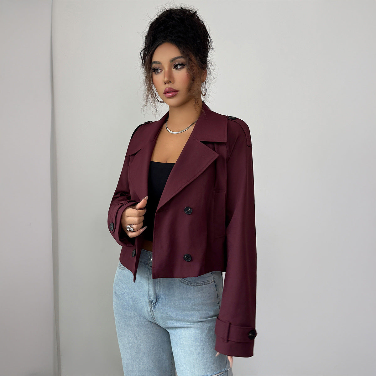 Veste sans manches minimaliste décontracté