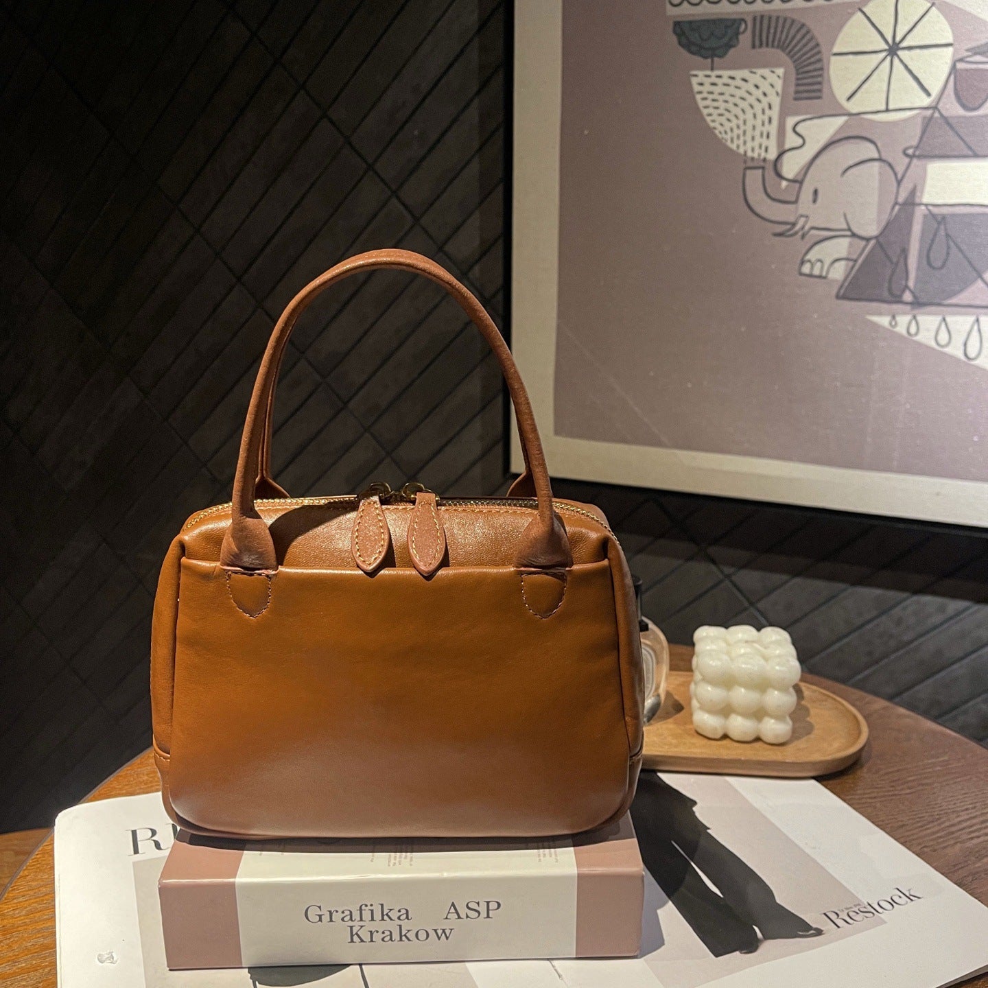 Sac à bandoulière décontracté à fermeture éclair pour femmes