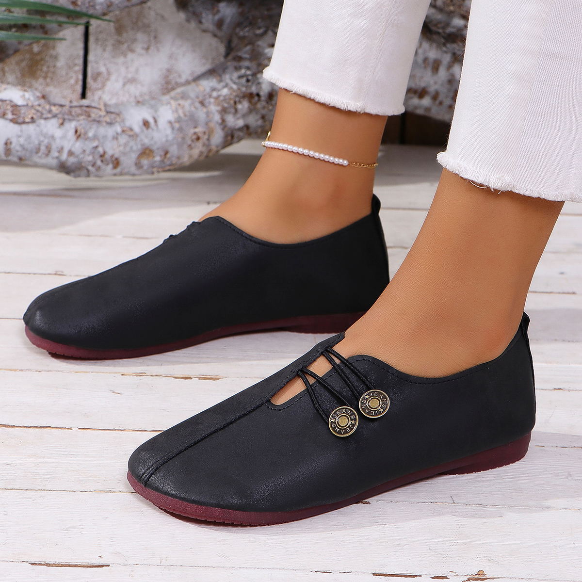 Sandales Bout Carré Femme