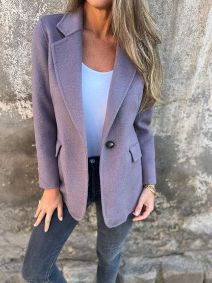 Blazer Court Femme