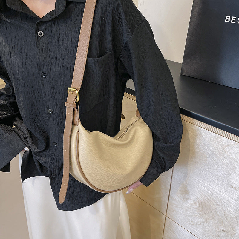 Sac à bandoulière en cuir souple