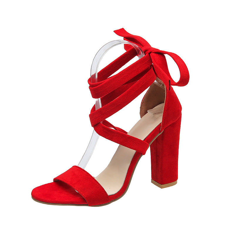 Sandales à talons hauts