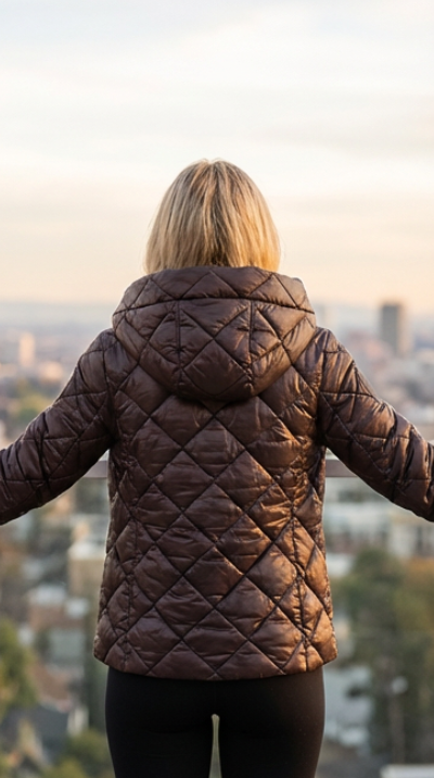 Doudoune Courte Femme Matelassée – Chaude, Légère & Stylée