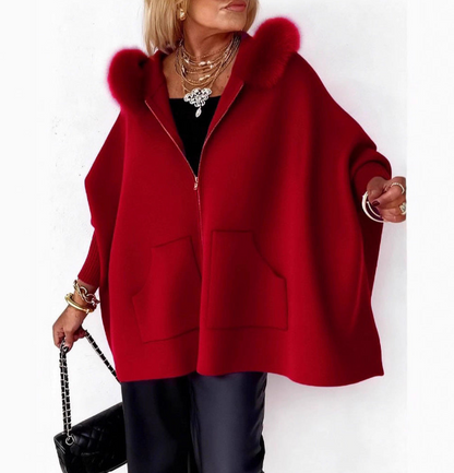 Cardigan Cape Oversize Femme – Chaud & Élégant