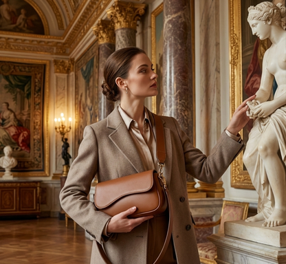 Sac messager rétro pour femme