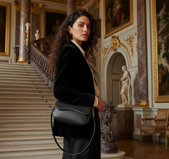 Sac messager rétro pour femme