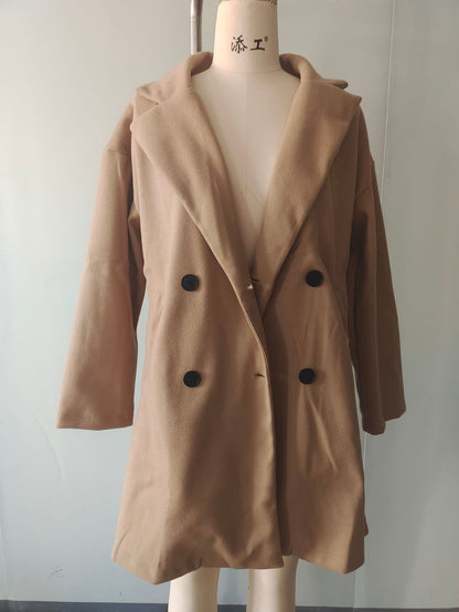 Manteau Long Femme Boutonné – Chic, Élégant