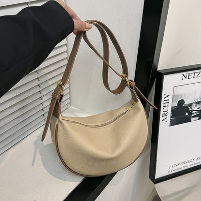 Sac à bandoulière en cuir souple