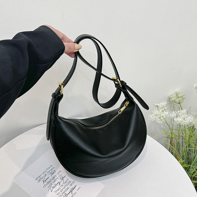 Sac à bandoulière en cuir souple