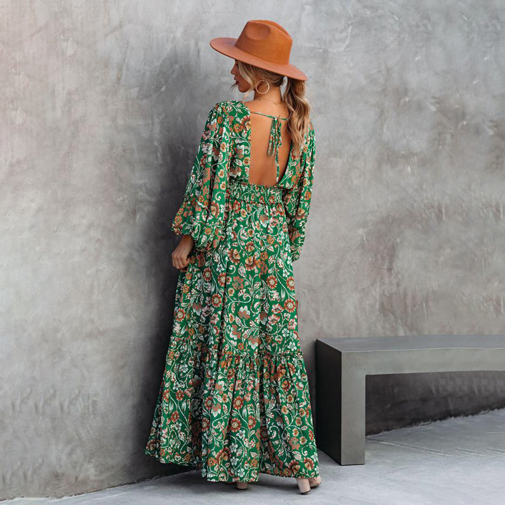 robe longue au charme