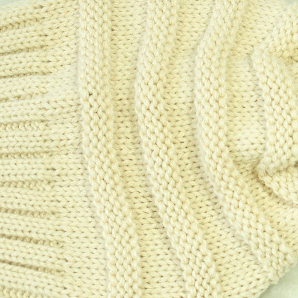 Bonnet Femme en Maille avec Écharpe Intégrée – Chaleur Hiver & Style Élégant