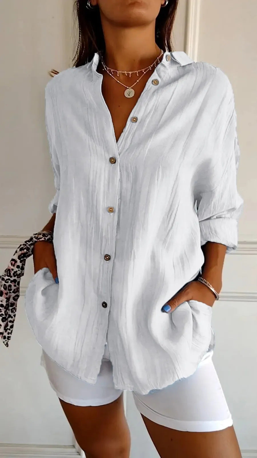 Chemise à col